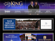 Tablet Screenshot of kingministries.com